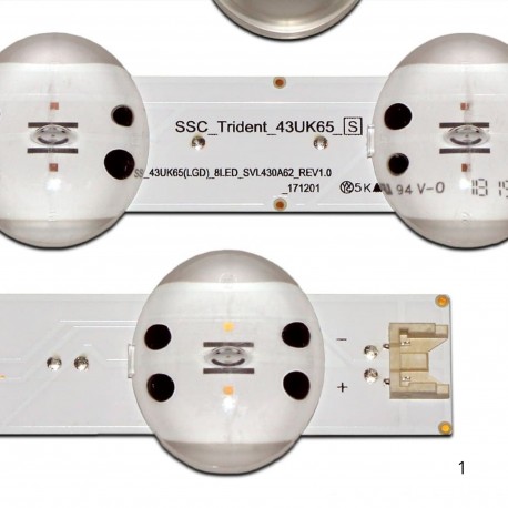 43"-PANEL (3 RÉSZES) LG LED-HÁTTÉRVILÁGÍTÁS SZETT