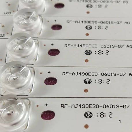 49"-PANEL (10 RÉSZES) LG RF-AJ490E32-0601S-02 LED HÁTTÉRVILÁGÍTÁS SZETT