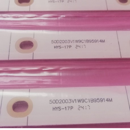 50"-PANEL HISENSE 	LED-HÁTTÉRVILÁGÍTÁS SZETT