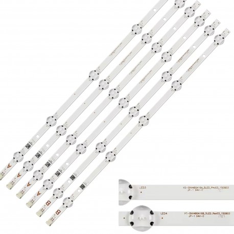 48"-PANEL (4A + 2B) VESTEL LED-HÁTTÉRVILÁGÍTÁS SZETT