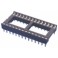 DIL28 IC-FOGLALAT (STANDARD) RM:2,54MM