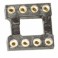 DIL8 PRECÍZIÓS IC FOGLALAT RM:2,54MM