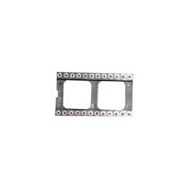 DIL24 PRECÍZIÓS IC FOGLALAT RM:2,54MM SZÉLESSÉG:15,2MM